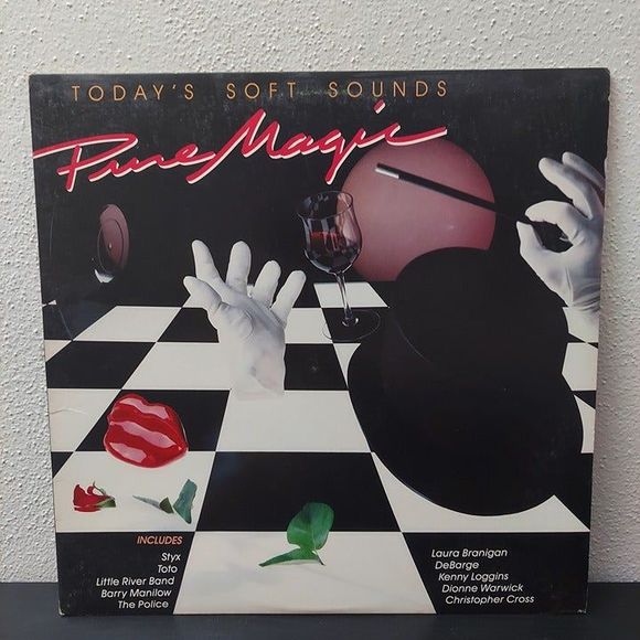 PURE MAGIC: Todays Soft Sounds -by K-TEL 12" Vinyl Record LP  1983 Toto, DeBarge - Picture 1 of 8
